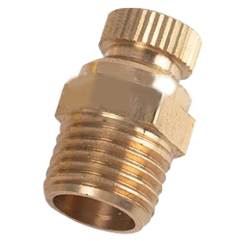 

1/4NPT Brass Drain Cock Manual External Thread Straight-through O-ring Seal Drain Electric Power Equipment Valve Parts