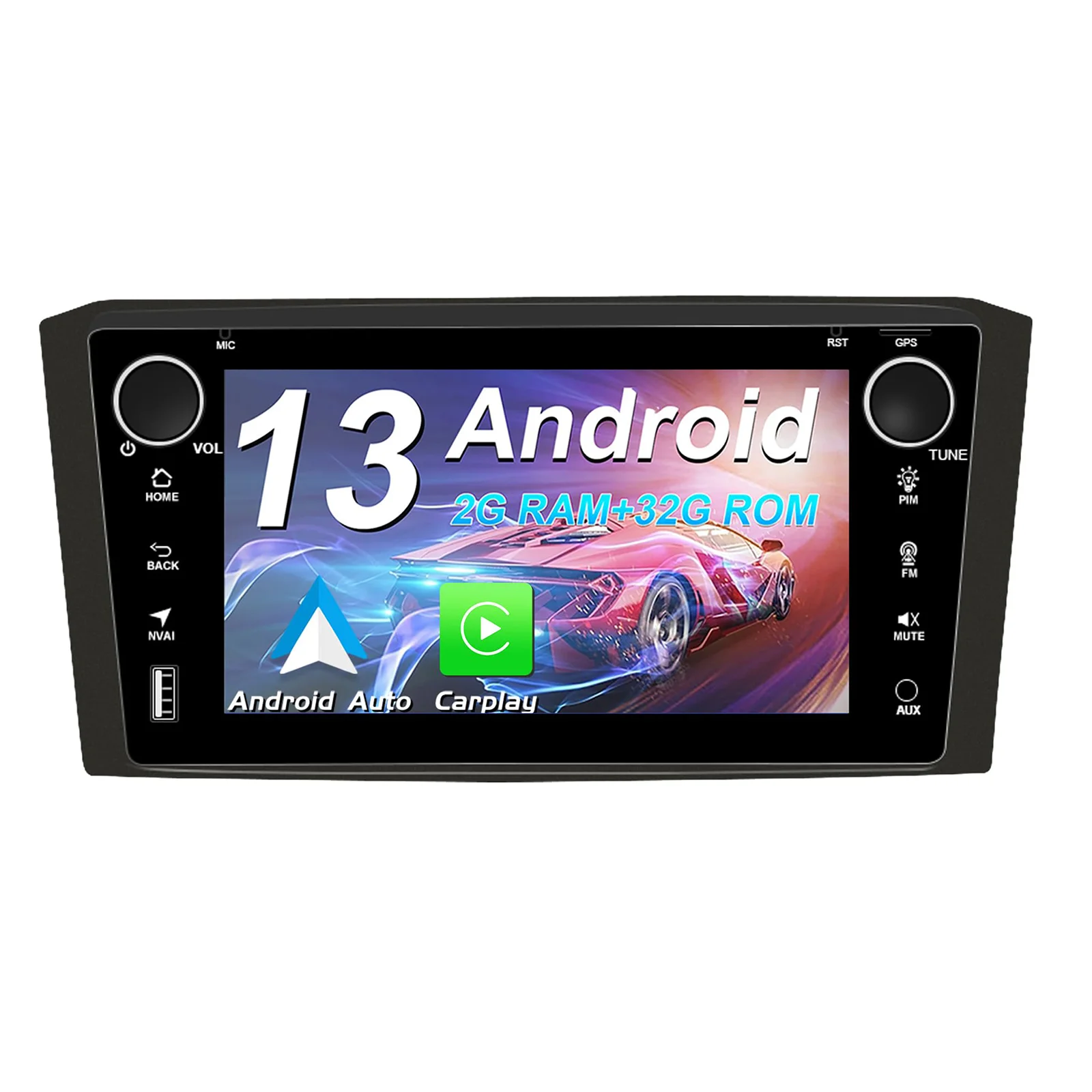 

Android Car radio for Toyota Avensis T25 Kombi Station Wagon Carplay Bluetooth ,FM radio ,SWC DSP, Rear camera, 2+32G