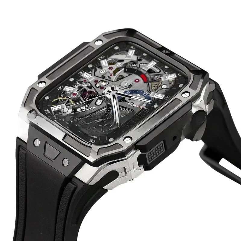 Luxury Stainless Steel Apple Watch Case