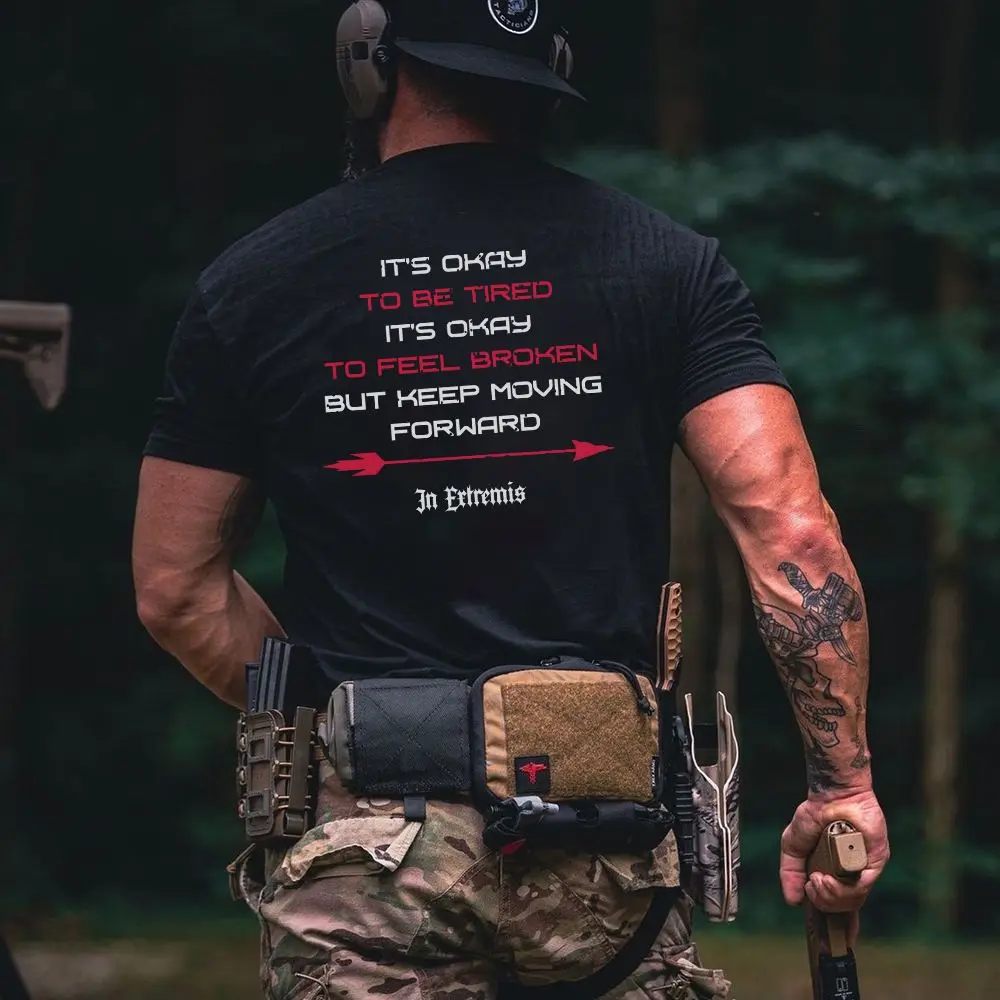 

Военная футболка с короткими рукавами и круглым вырезом на тему штурмового лука и стрел, мужская летняя спортивная футболка на открытом воздухе, удобный дышащий топ Y2k