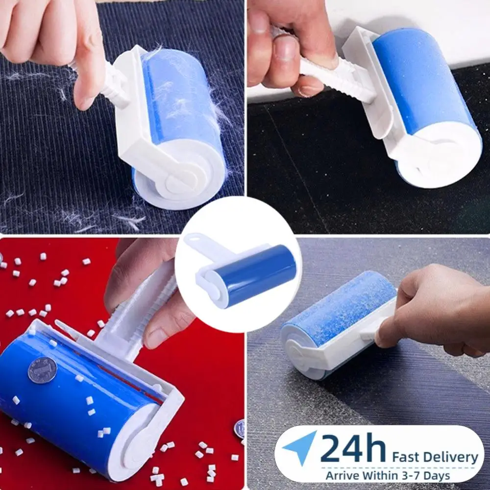 

Washable Roller Dust Hair Cleaner Lint Sticking Roller for Household Dust Wiper Reusable Cleaning Accessories
