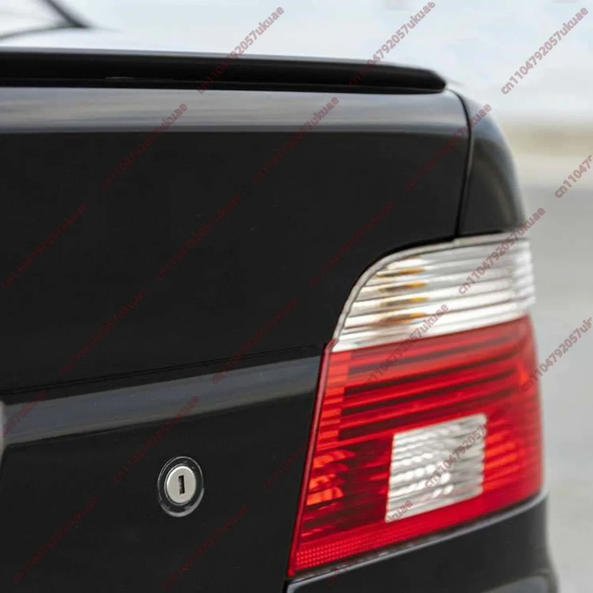 

For BMW 5 Series E39 1995-2003 Sedan Rear Spoiler Cover Body Kits Trunk Lip Lid Roof Trim Glossy Black ABS 3D Sticker Tuning