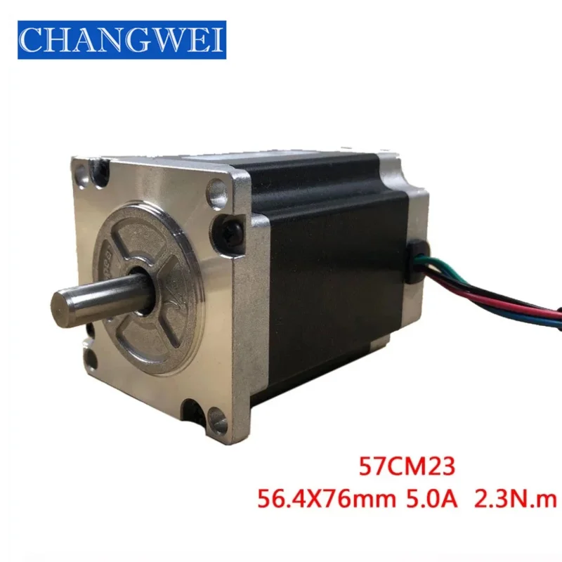 Leadshine Nema 23 Two Phase Stepper Motor 57CM23 5.0A 1.8Deg CNC Engraving Machine