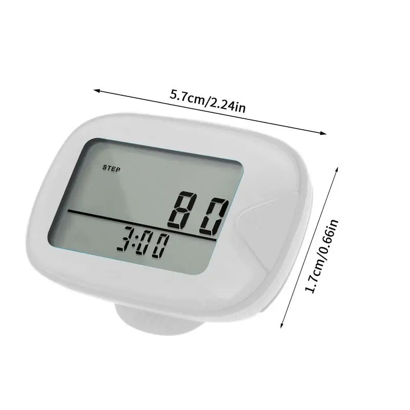 Pocket Pedometer Step Counter Step Counter With Display And Clip Memory Accurate Step Counter Walking Distance Calorie Counter