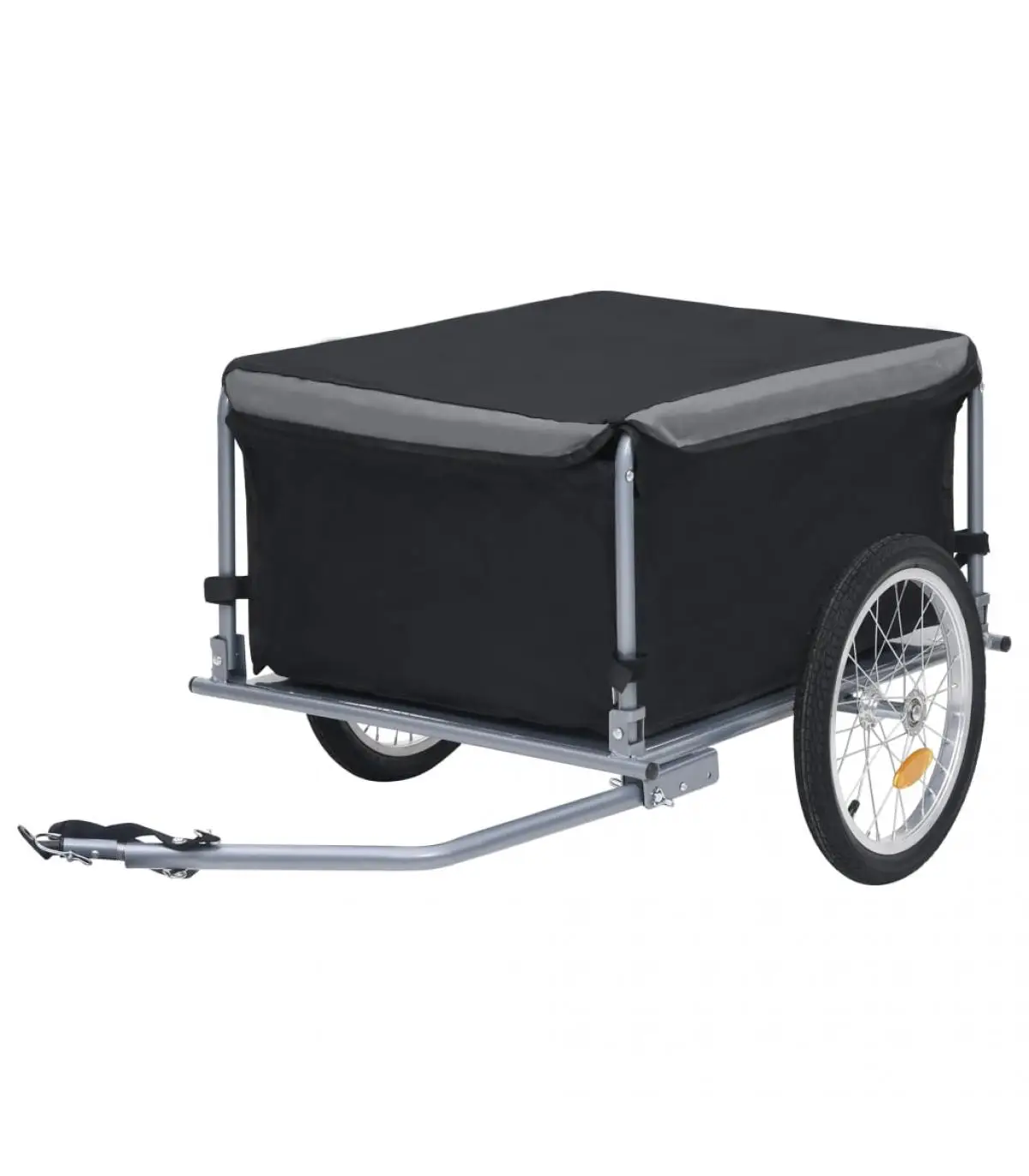 Black and gray 65 kg bicycle cargo trailer bicycle trailers