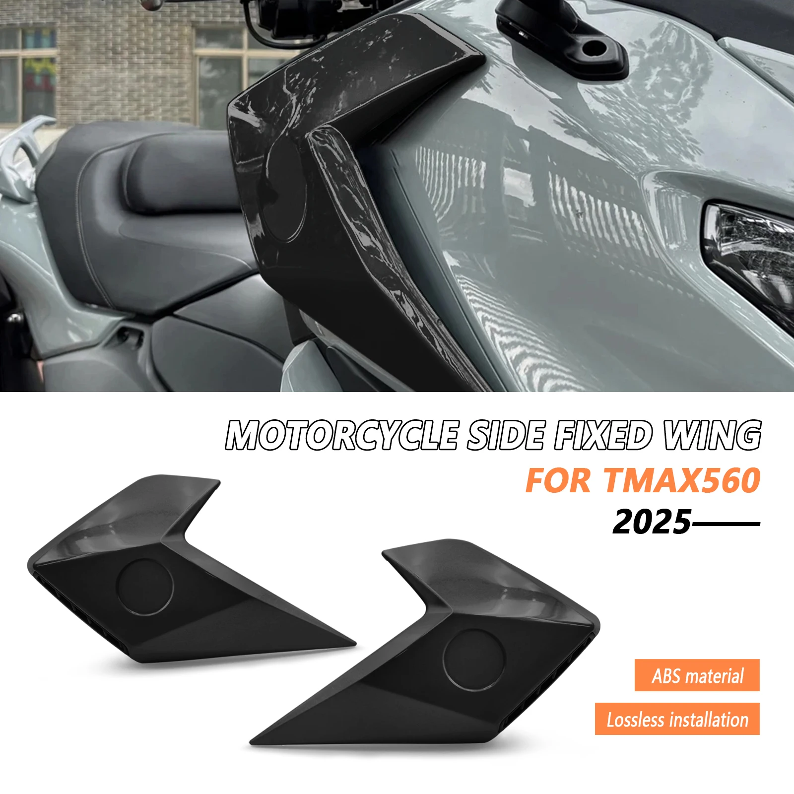 

Для YAMAHA T MAX TMAX 560 2025 T-MAX 560 мотоциклетные воздушные дефлекторы, боковой ветровой дефлектор, обтекатель для ног, украшение