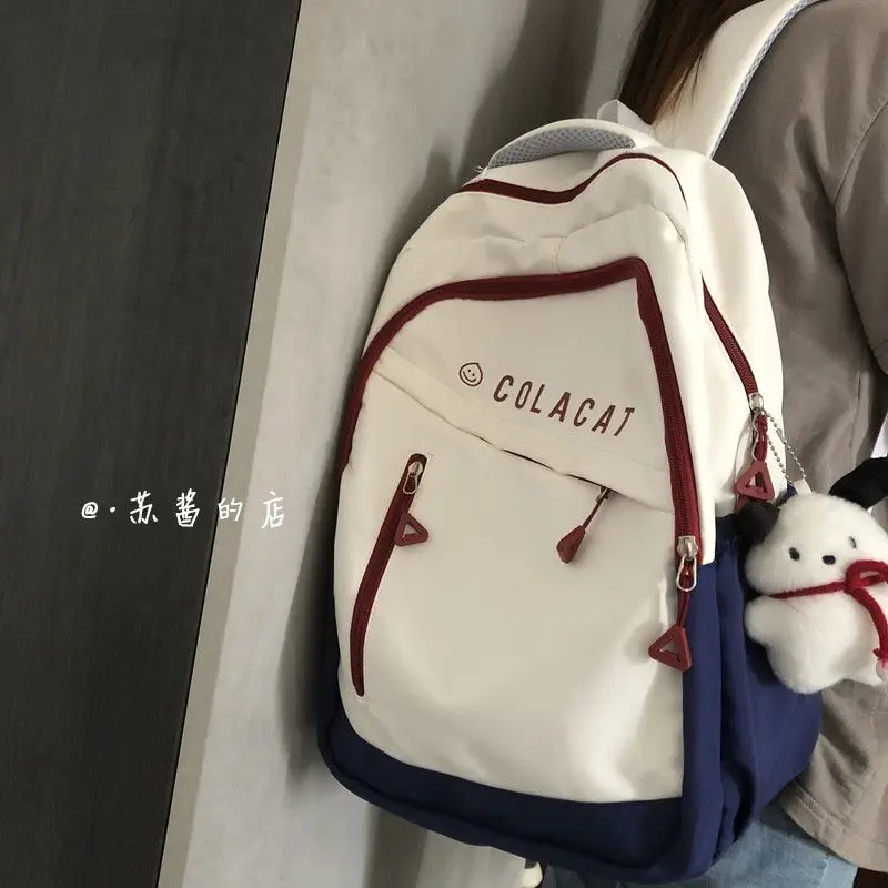 Zaino moda per donna 2024 nuovo Nylon zaino scuola studente di grande capacità borsa a tracolla da viaggio Casual Mochilas Para Mujer