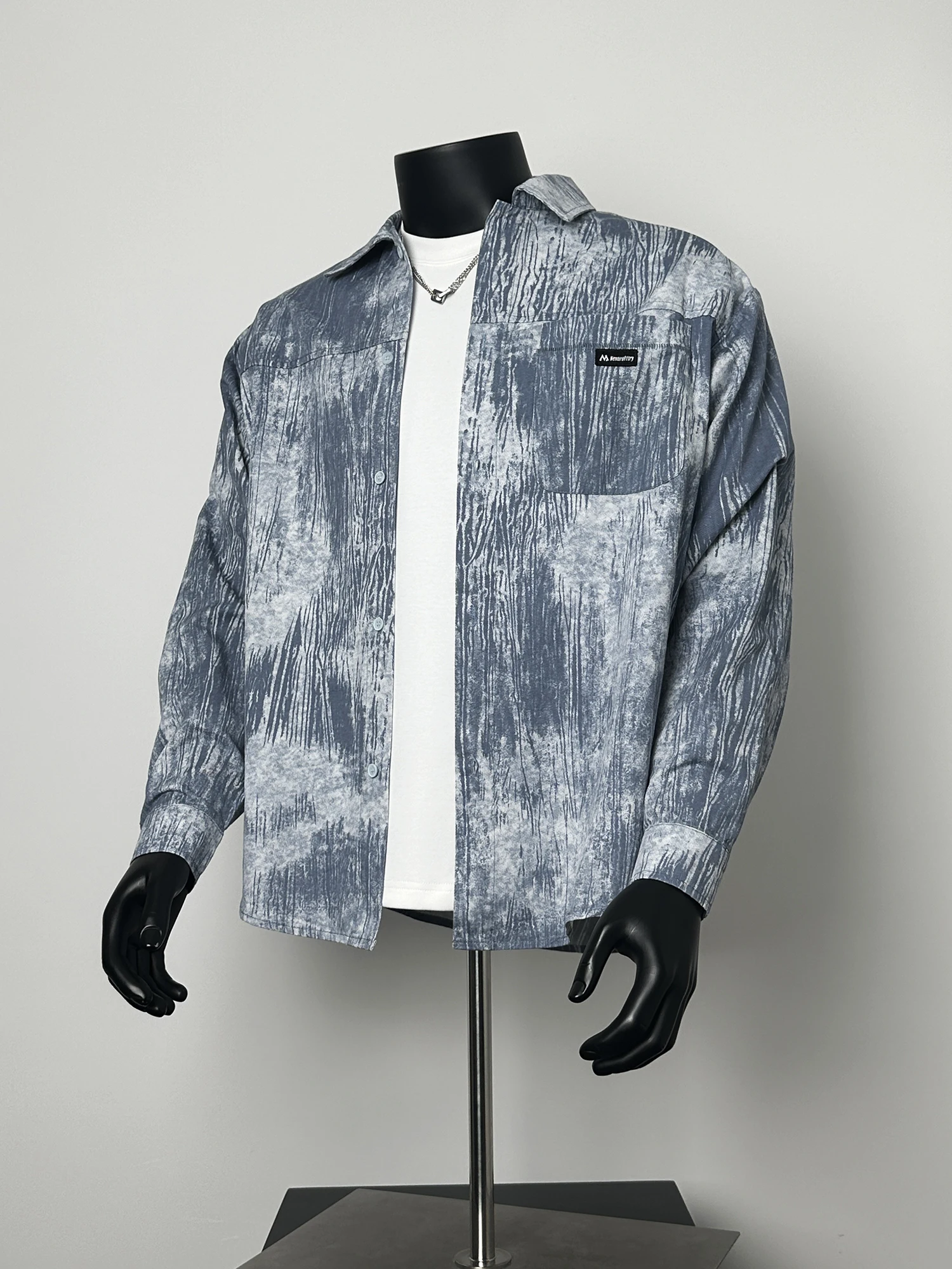 

Мужская свободная рубашка ANXIE American Style с длинным рукавом, тай-дай, дышащая, повседневная, весенняя, модная верхняя одежда