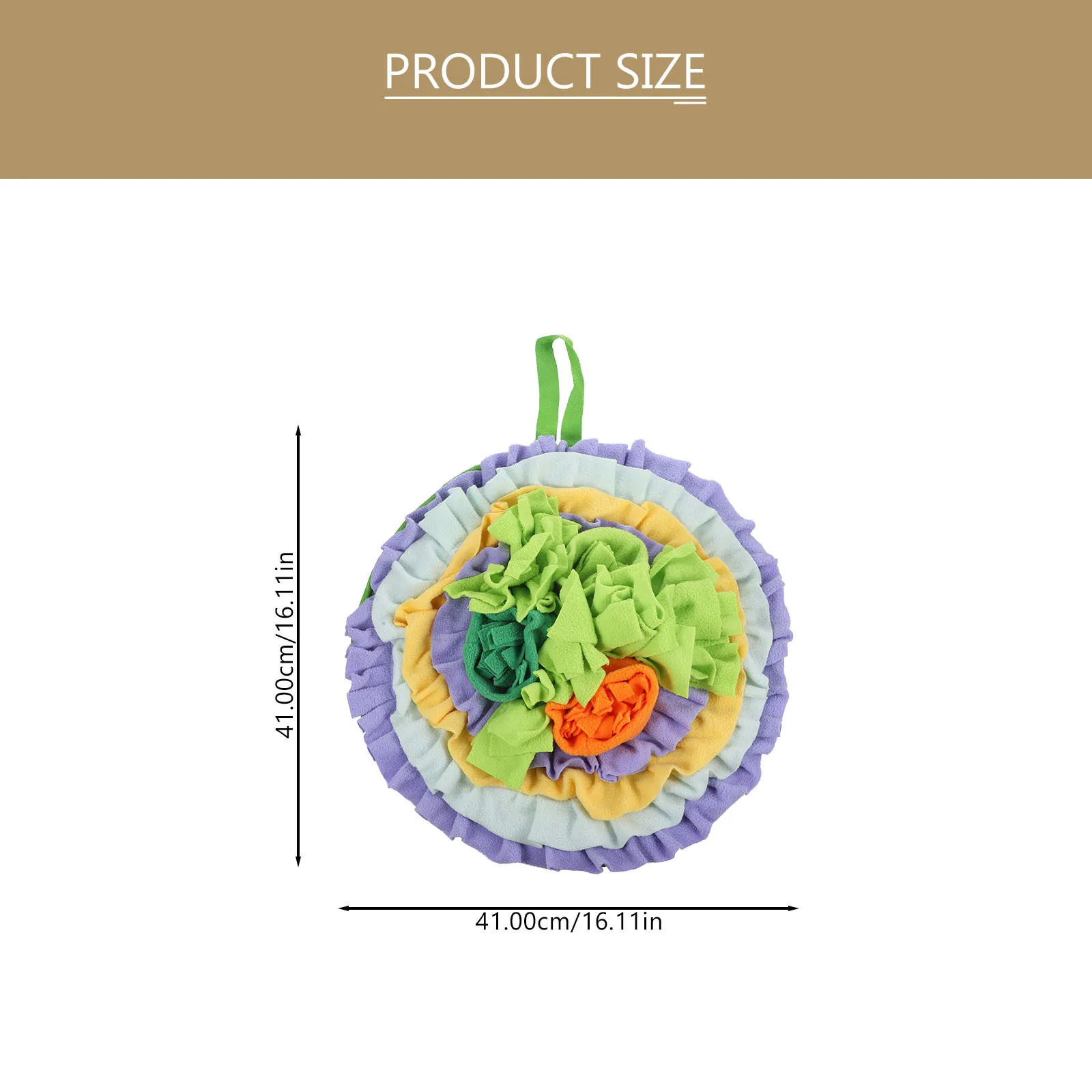 

Rabbit Foraging Mat Interactive Feeding Pad Bright Color Patterned Design for Rabbits Guinea Pigs Hamsters