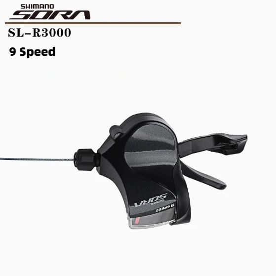 Shimano-SL-R3000フラットバーシフターレバー、9スピード、9 sロード