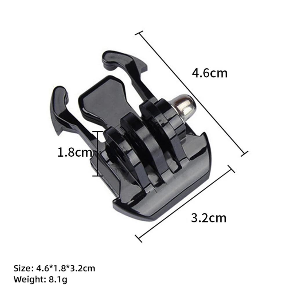 For GoPro Quick Release Base Buckle Clamp Basic Mount For GoPro Hero 13 12 11 10 9 8 7 6 5 Insta360 X4 X3 DJI Action 4 3 AKASO