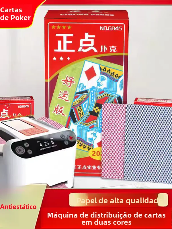静電気防止ポーカーシャッフル＆ディーラーマシン、zhengdian製、00デッキのトランプカード一箱分に適しています