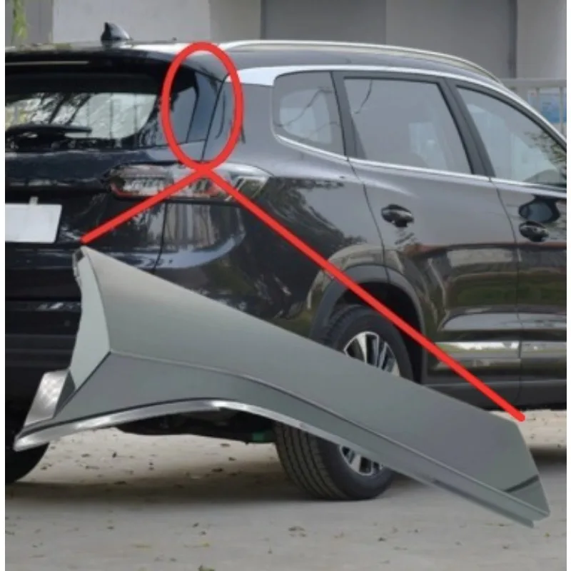 

1pc Plastic D-pillar Decorative Panel Rear Windshield Left Right Black Cover Plates for Chery Tiggo 8 609000077AA