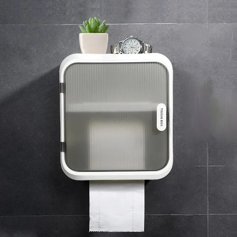 

Коробка для бумажных полотенец, водонепроницаемая рулонная настенная вешалка для хранения, держатель для полотенец, аксессуары для туалета, держатель для туалета