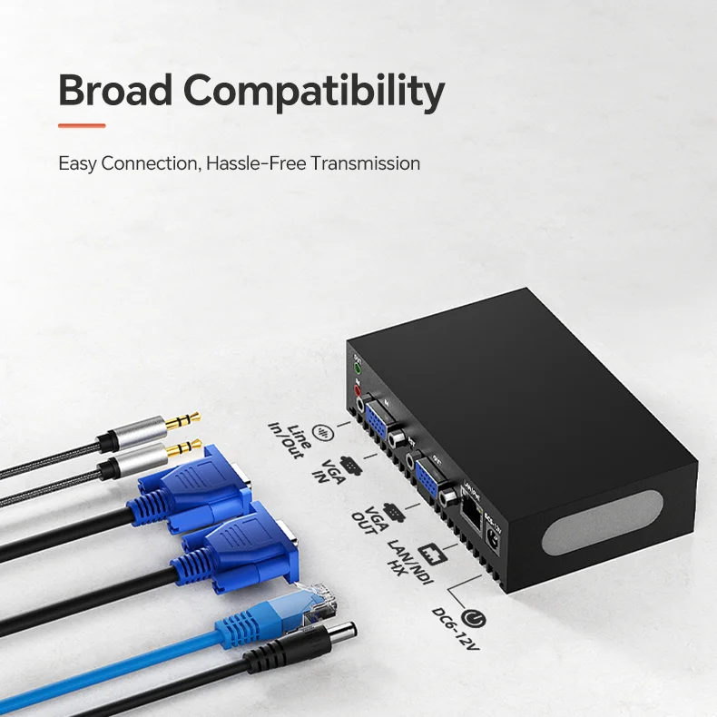 H.265/H.264 1080P60 NDI-VGA Live Streaming Encoder/Decoder with ARM Cortex A7 Quad-Core & 2GB DDR4