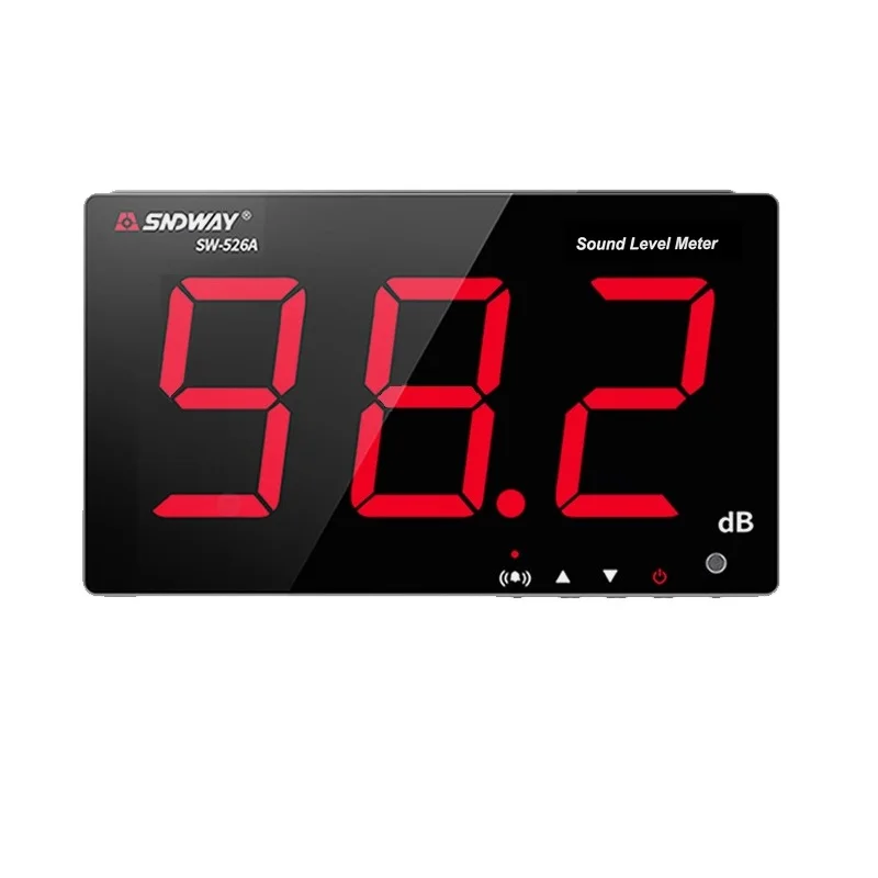 

Professional SW-526A 18 Inch Wall Hanging Sound Level Monitor Digital Display 30.0~130.0dB Sound Level Meter