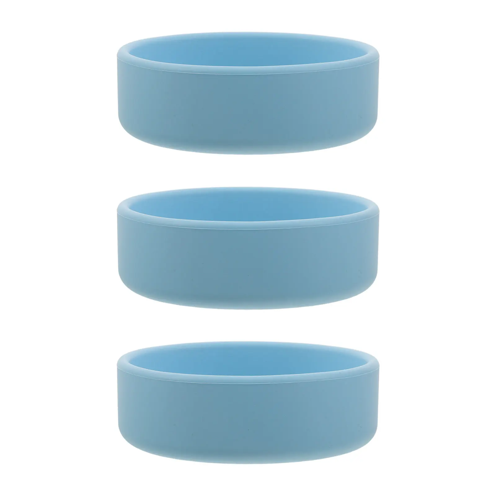 3Pcs Air Fryer Silicone Egg Molds Stable Fit Round Air Fryer Mold for Faster Even Cooking Microwave Oven Safe Egg Bite Molds
