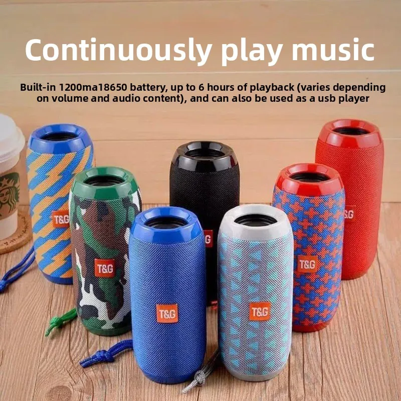 Подходит для компьютерной колонки TG117, беспроводной Bluetooth-колонки, портативной колонки с картой памяти, мини-стереосистемы USB для использования на открытом воздухе.