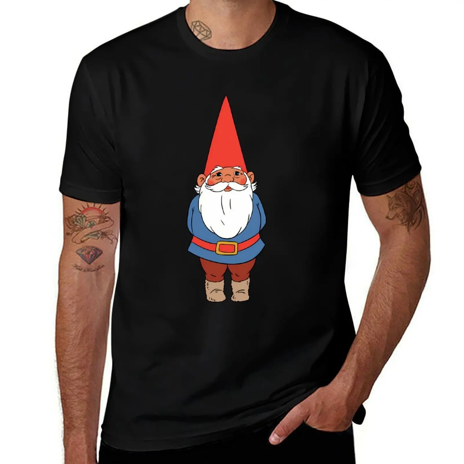 David the Gnome T-Shirt Casual Breathable Short Sleeve Top