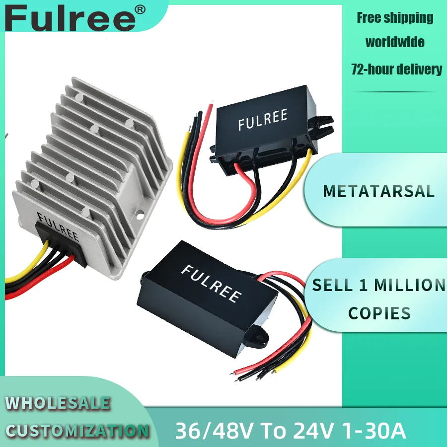 

DC 36V 48V to DC 24V 1A 3A 5A 10A 20A 30A Step Down Buck Voltage Power Converter 36 48 Volt to 24 Volt Golf Cart Regulator