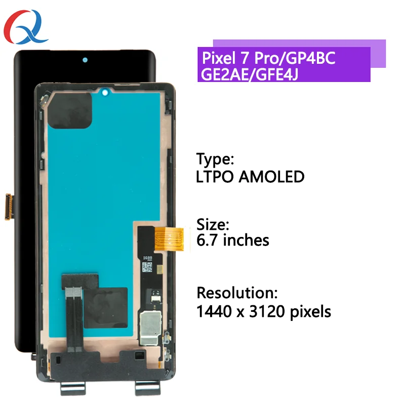 Phone Lcd Parts For Google Pixel 7 Pro Mobile Phone Lcd For Google Pixel 7 Pro Lcd For Google Pixel 7 Pro Screen Display