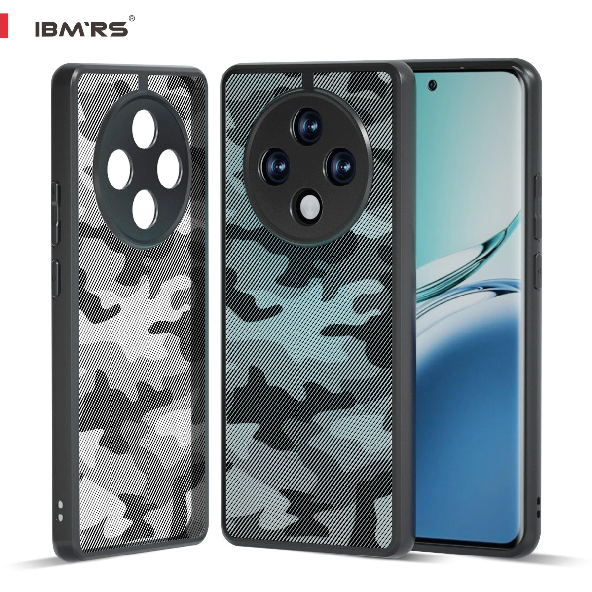 

Чехол IBMRS для Oppo A3 Pro/F27 Pro/F27 Pro+, камуфляжный военный противоударный защитный чехол с защитой камеры и отверстием для ремешка
