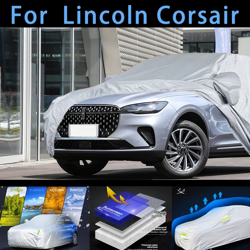 

For Lincoln Corsair Outdoor Protection Full Car Covers Snow Cover Sunshade Waterproof Dustproof Exterior Car cover protection