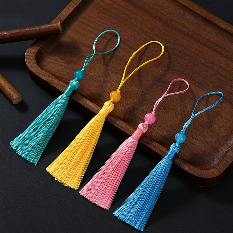 공예에 대 한 10pcs Tassels DIY 쥬얼리에 대 한 옥 구슬과 부드러운 술 수 ... - 2