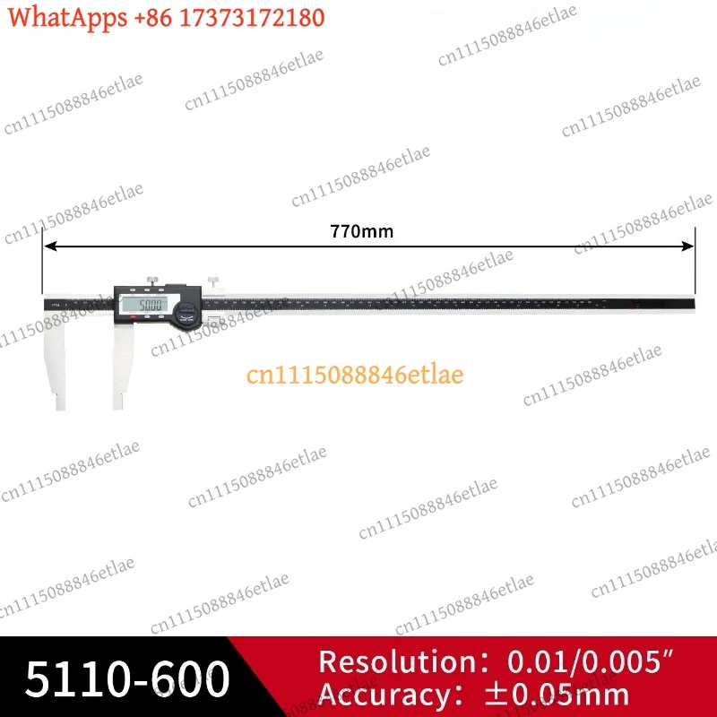k3 for SHANHR IP54 Digital Vernier Caliper 0.01mm Stainless Steel Ruler Micrometer 500/600mm