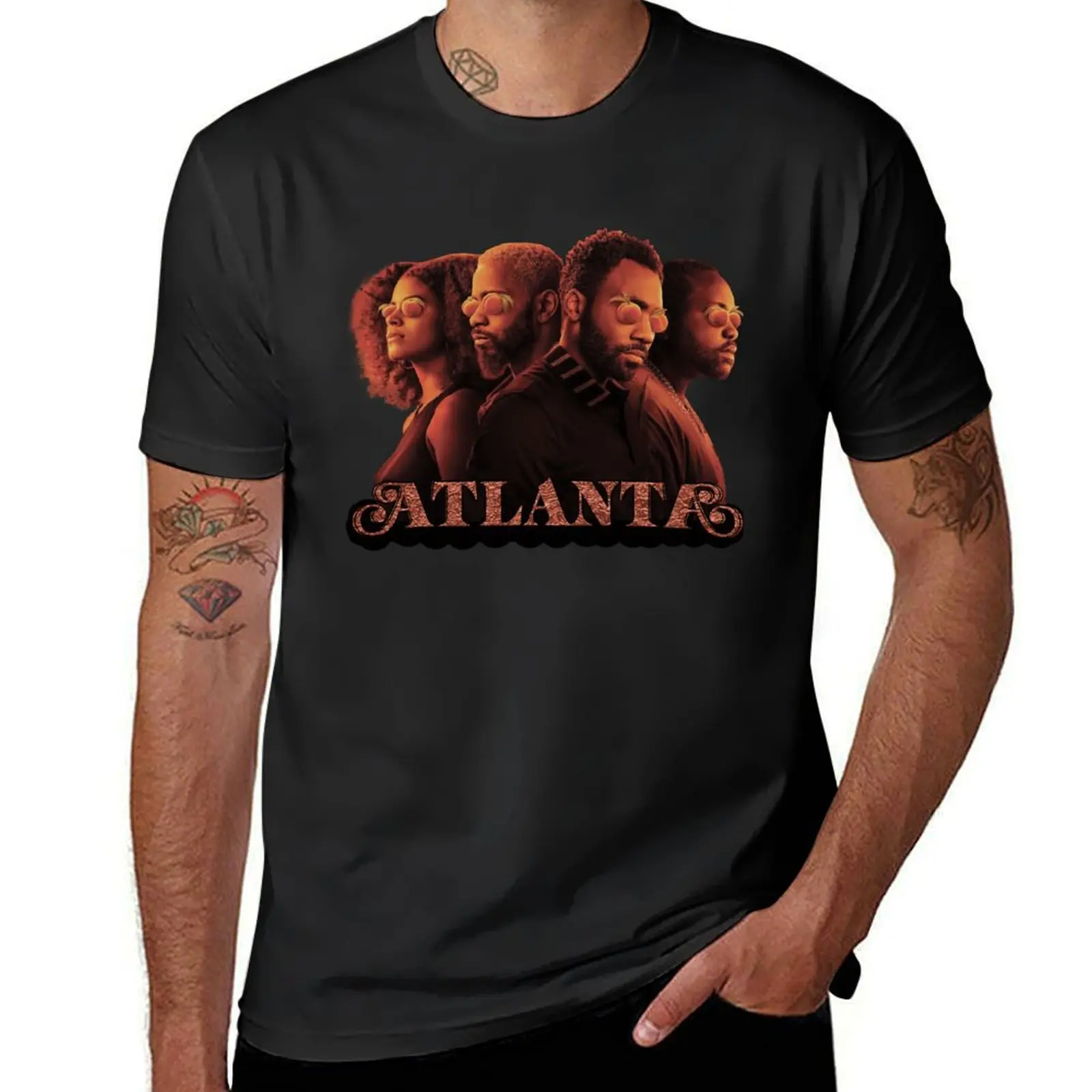 Atlanta Tv Show T-Shirt oversized summer clothes Men's t-shirts