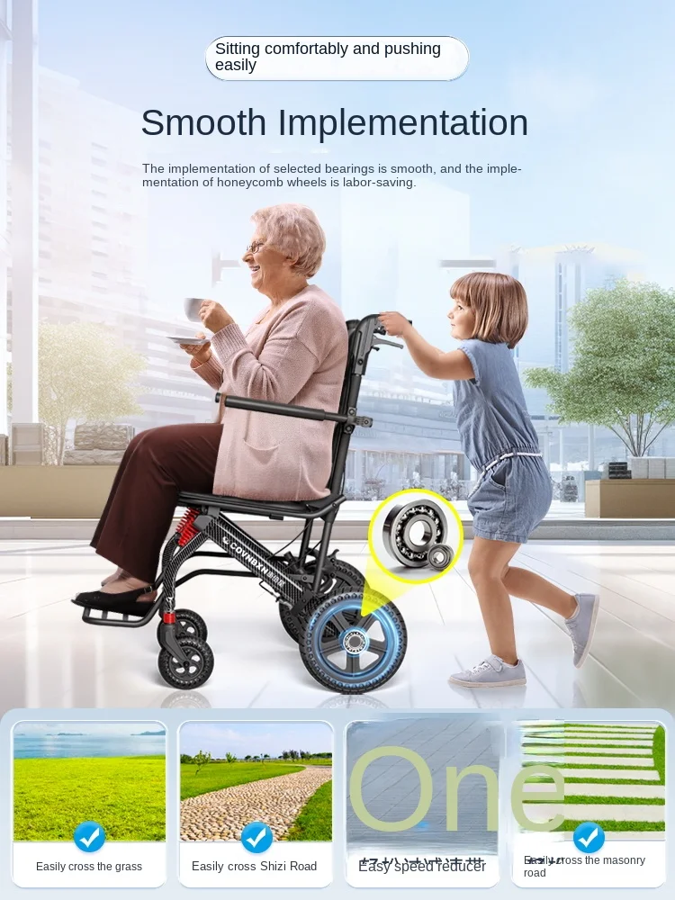 Folding  lightweight, small  elderly specific handcart for walking  super lightweight portable recliner chair Chaise Lounge