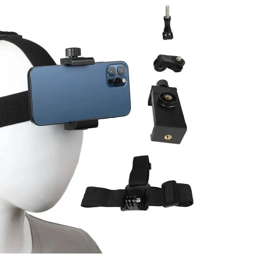 

Креативный кронштейн для повязки на голову, перспективный регулируемый держатель для мобильного телефона, прямая трансляция, фиксированный кронштейн, подарок