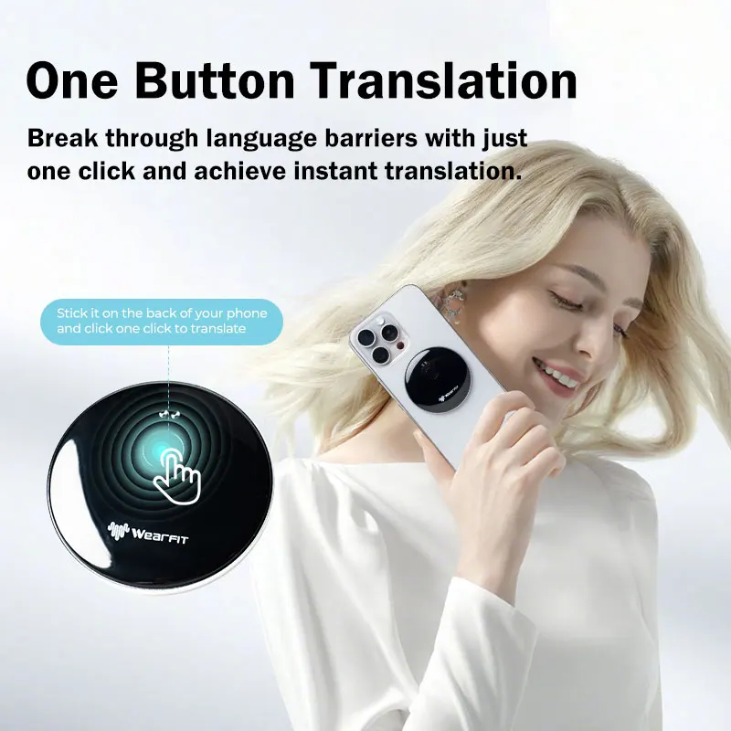 Top Level Wireless Bluetooth Speaker AI Translator Video Photo Accurate Translate Mini Subwoofer Speakers Recording Translation