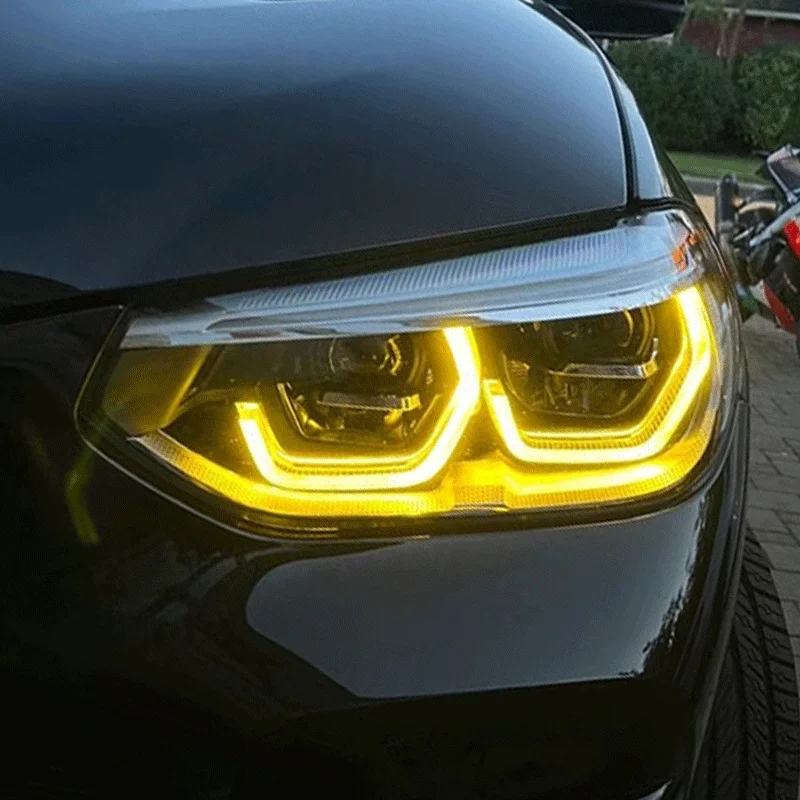 J ONE Car Auto Parts CSL Yellow DRL LED Module Set For BMW X3 G01 Drl Module X3 X3M X4 X4M G01 G02 F97 F98 2018 To 2021