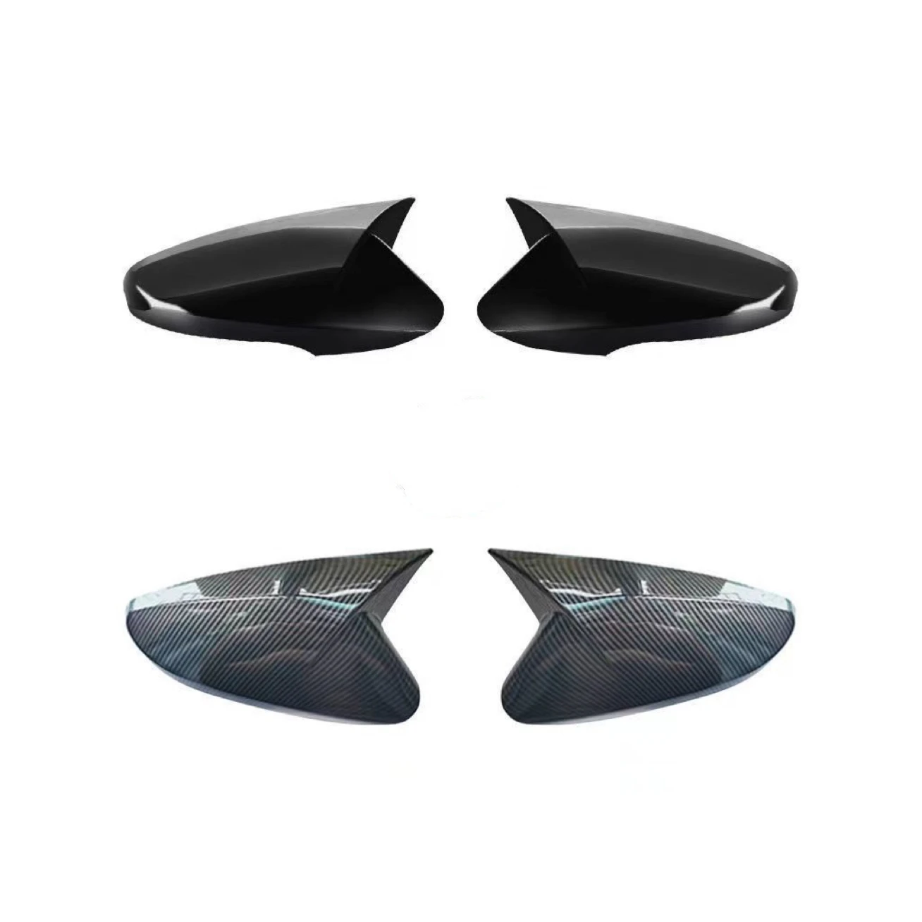 

Rearview Side Mirror Cover For Hyundai Elantra Avante AD 2016-2020 Wing Cap Exterior Door Rear View Case Trim Carbon Fiber Look