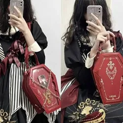 JIAERDI Harajuku Y2K Messenger Bag Women Gothic Japanese Handle Chain Transparent Handbag Ladies Vintage Mini Backpack Aesthetic