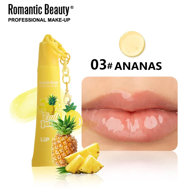 フルーツリップオイル 女性用保湿リップグロス 鎮静リップ保湿オイル グロス保湿リップバーム