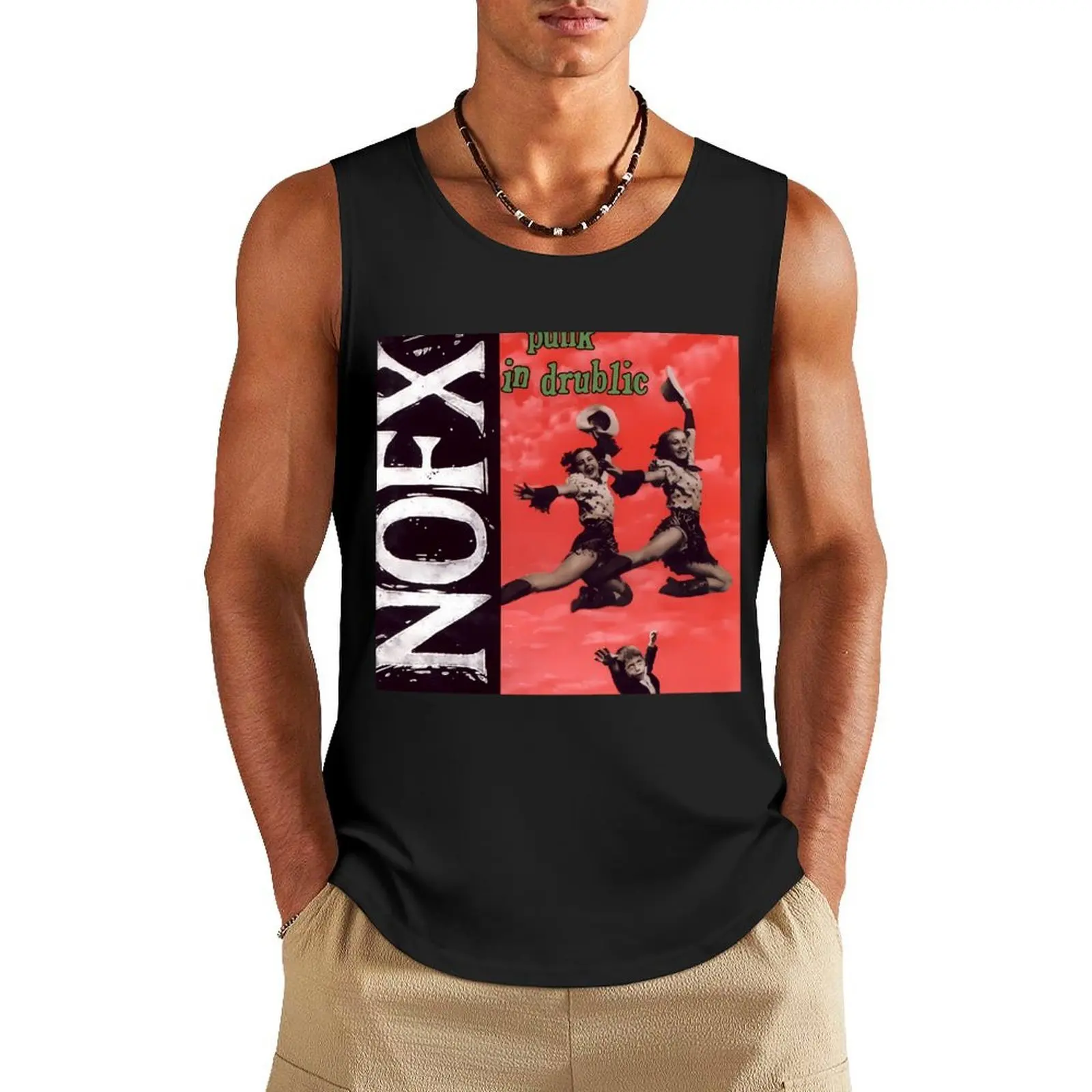 

Nofx Punk In Drublic Tank Top anime top gym t-shirts muscular man Man clothes for gym