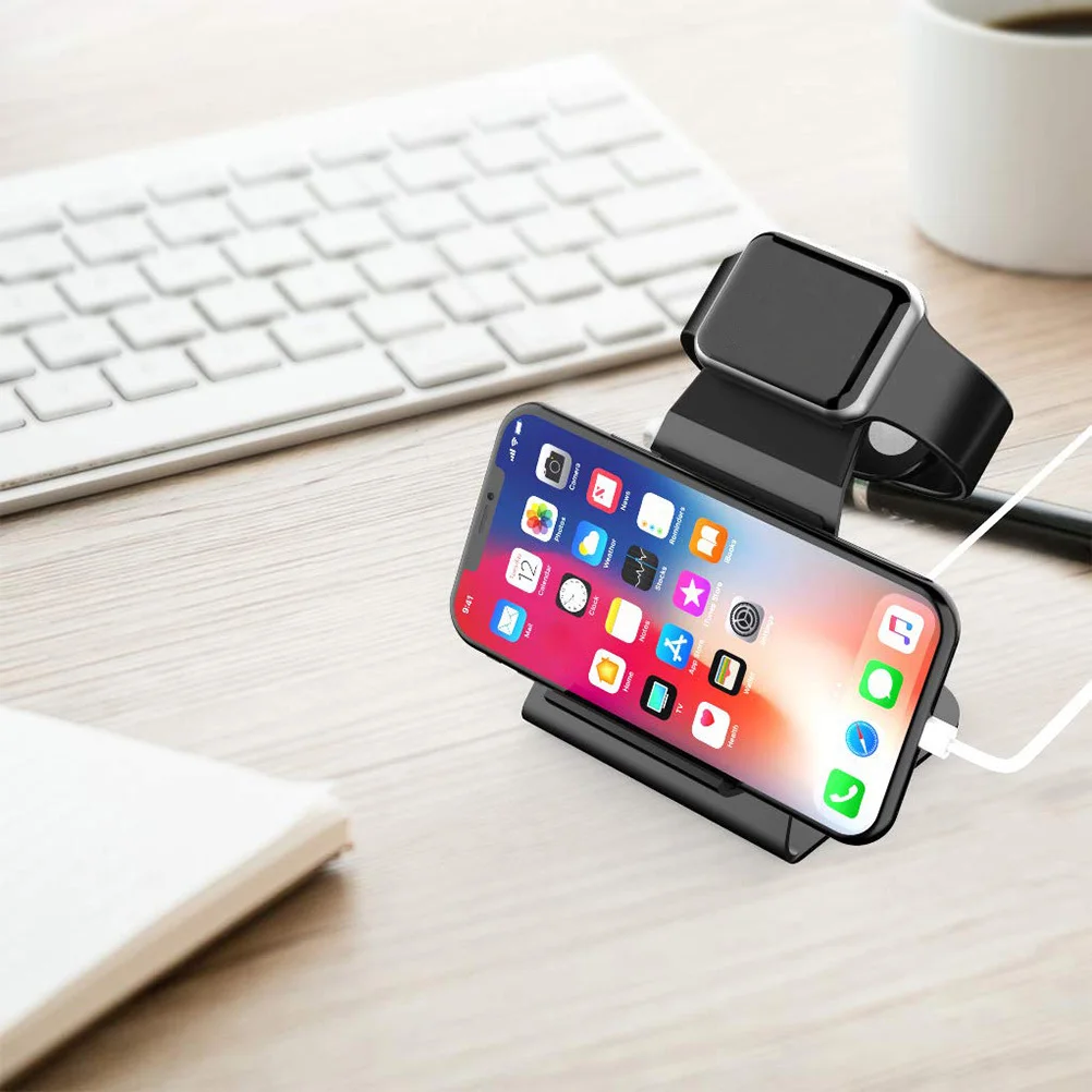 

Watch Charging Stand Metal Holder for Watch Series 4 3 2 1 Lightweight Durable Charging Dock Stand Phone Bracket