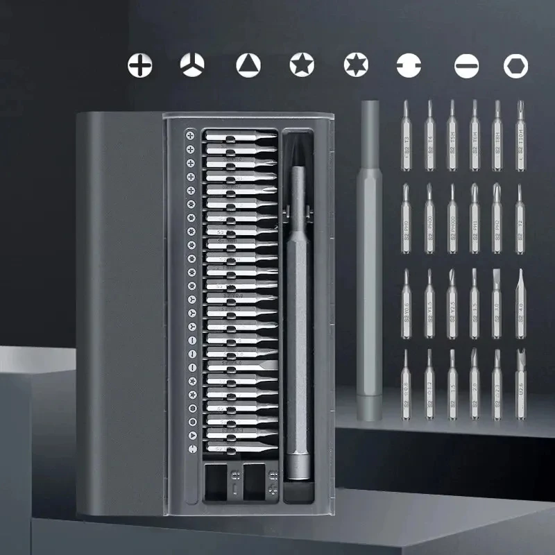 

Набор прецизионных отверток 26 в 1, маленький карманный мини-набор, магнитный ремонтный набор инструментов для электроники, для iPhone, часов, камеры, ПК