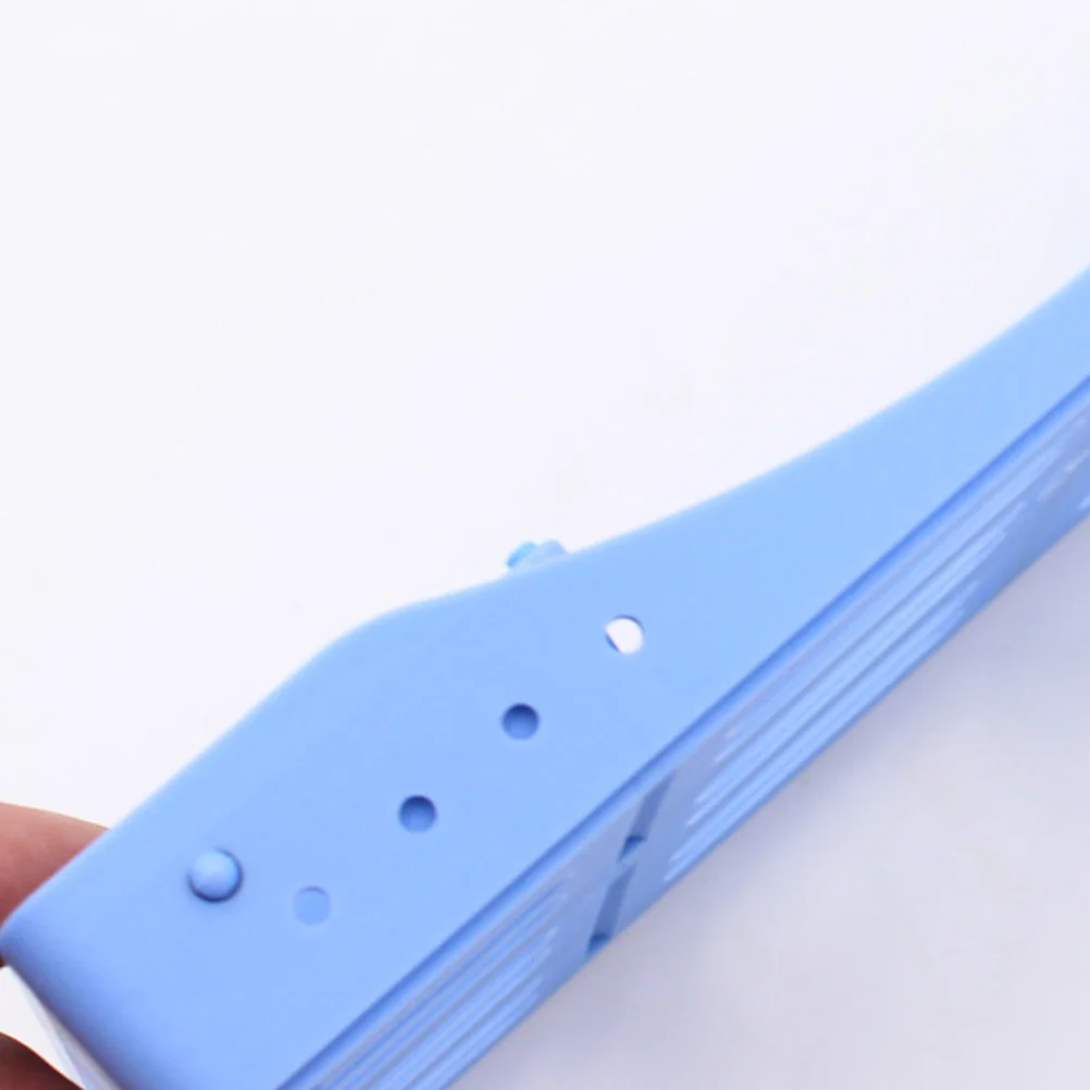 

1Pcs Dental Tray Sterilization Box Foldable Plastic Blue for 7 Tools Storage Tray Durable Sterilization Box