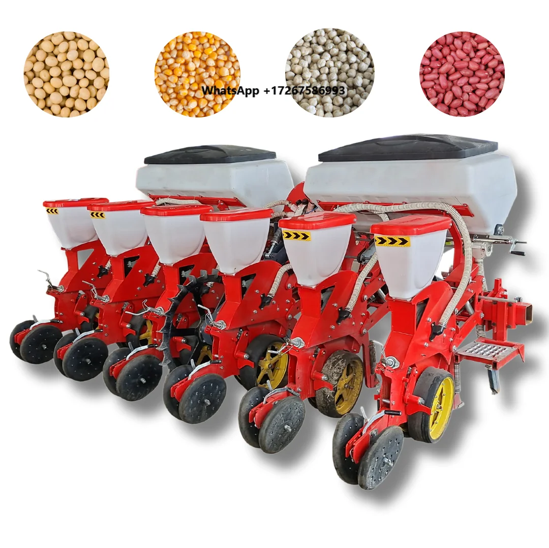 Newest Pneumatic Vacuum Seed Planter Machine Automatic Precision Seeder for Corn/Peanut/Soybean Precision Seed Drill
