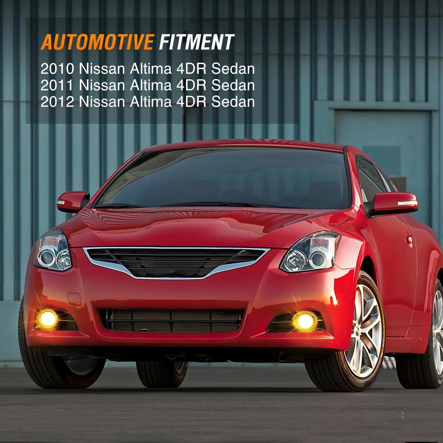 Nilight Fog Light Assembly Compatible with 2010 2011 2012 Nissan Altima with Clear Lens Lamps Replacement H11 12V 55W Bulbs view 6