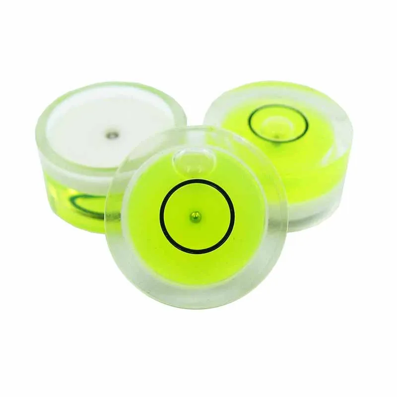 

(500 Pieces/Lot) Muti-specifications Acrylic Circular Nivel Bubble Bullseye Level Bead Leveling Tool Dia 8 10 12 14 15 18 19mm