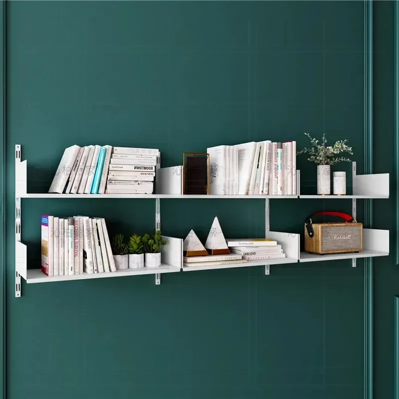 

Metal Display Bookcase Magazine Rack Wall Modern Bookcase Office Library Muebles Organizador Living Room Furniture YN50BC1