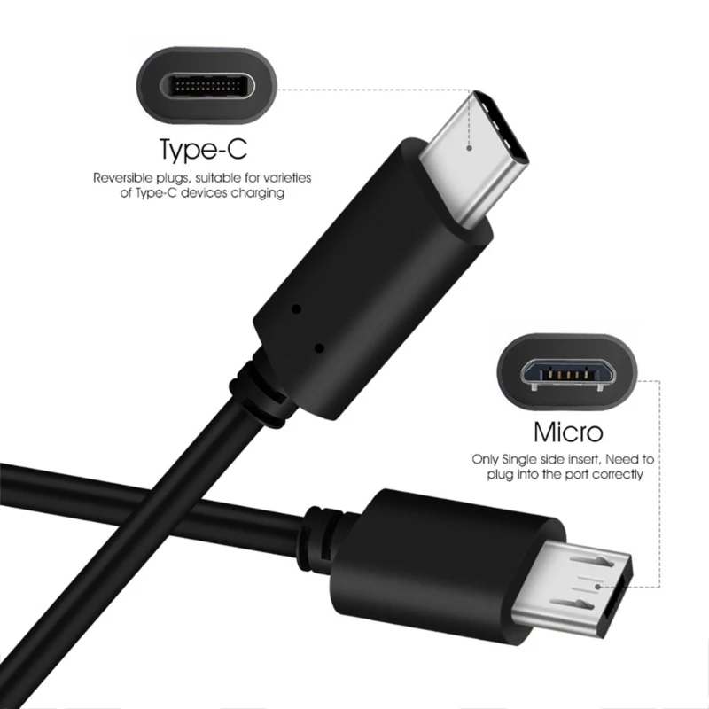 

Высокоскоростная зарядка и синхронизация кабеля type c на Micro USB-двунаправленный OTG адаптер кабель передача данных быстрая-480 Мбит/с