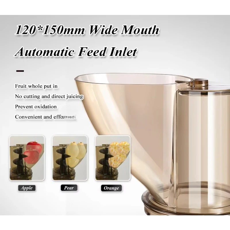 1200 tile industrial stainless steel without cutting automatic feed large mouth inlet juicer