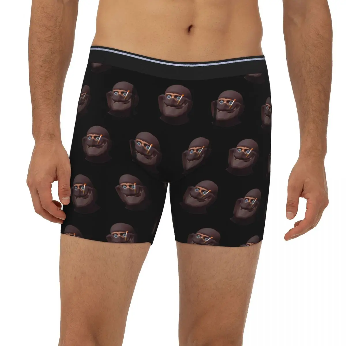 

Team Fortress TF2 Spy Gmod Face Funny Meme Red Long Boxer Underpants Short Men's Panties Soft Underwear Homme Man Boyfriend Gift