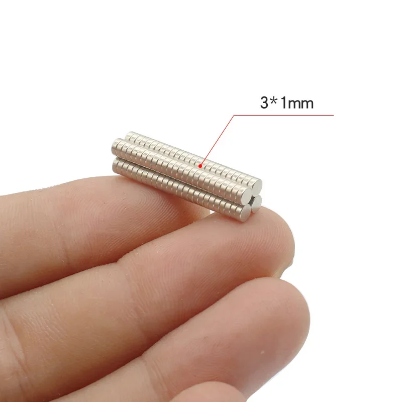 50/100PCS 3x1 3x2 3x5 3x10 3x15mm Round Magnet Powerful Magnet Rare Earth Neodymium Magnet