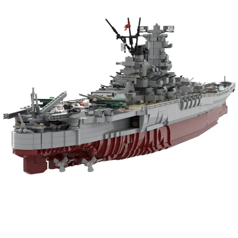 

Gobricks Warship Navy Aircraft Warship Building Blocks Yamato 1:200 Arms Battle Ship Idea Bricks Toys For Children's Toy Gifts